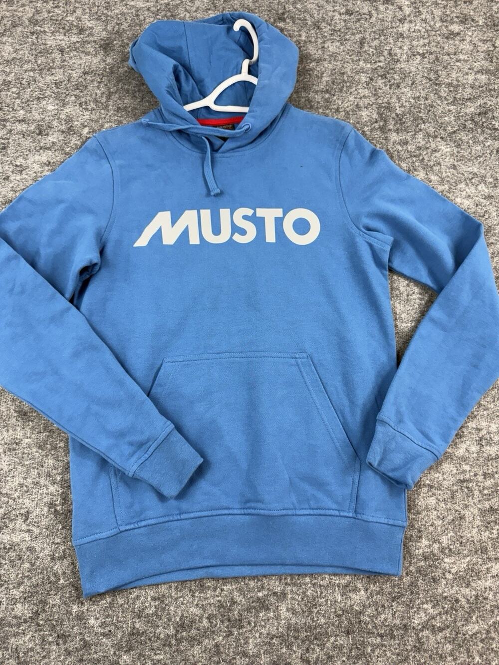 Musto Hoodie Mens Small Blue Sailing Outdoor Shirt Pullover Performance N109